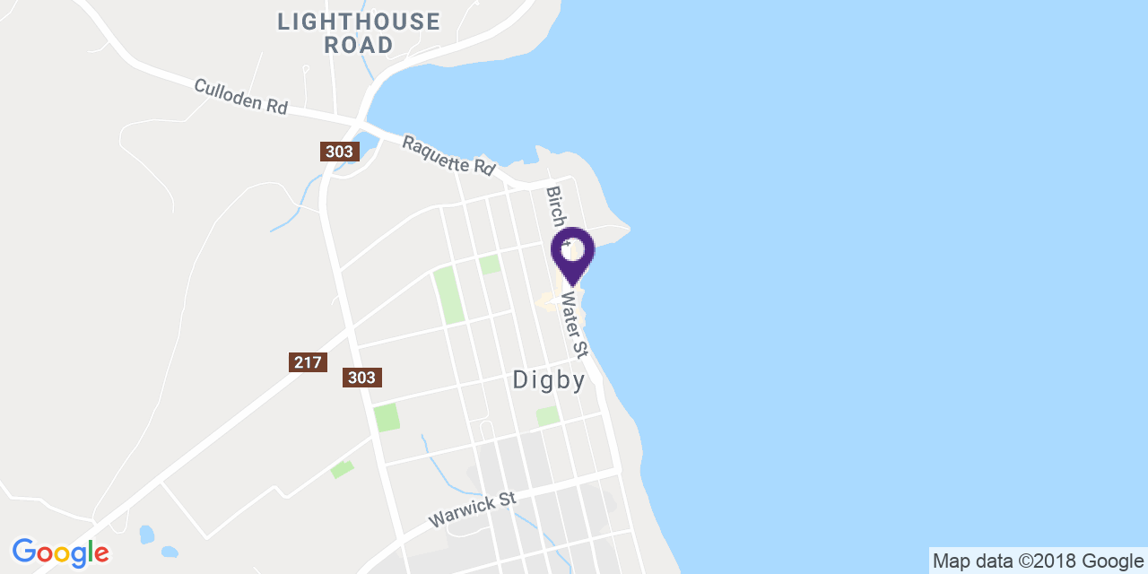 Map to: Digby, Latitude: 44.624665 Longitude: -65.756383