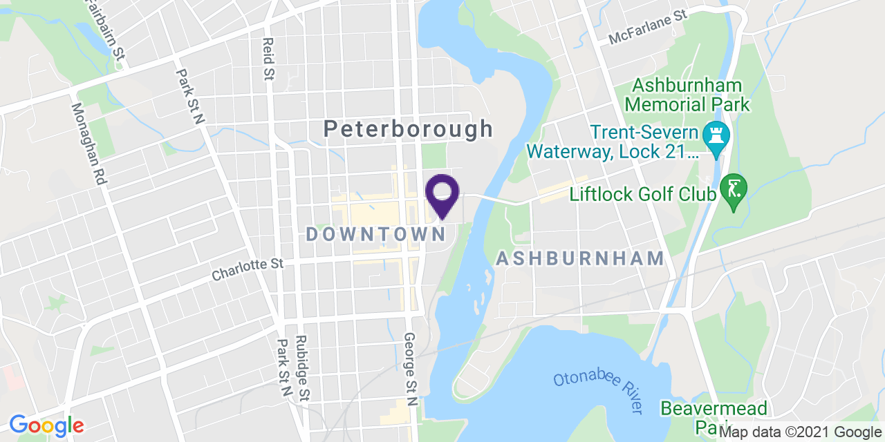 Map to: Peterborough, Latitude: 44.304939 Longitude: -78.317574